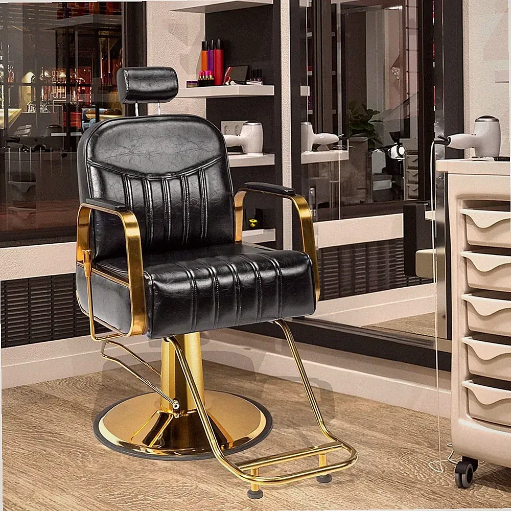 All Purpose Hydraulic Barber Chair Salon Beauty Spa Chair Shampoo Recliner Black