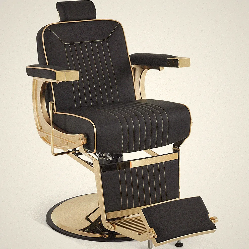 BarberPub Reclining Barber Chair, Hydraulic Styling Chair for Hair Stylist 8334