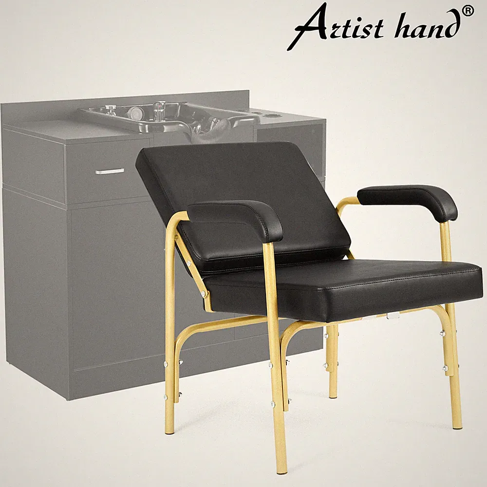 Black Auto Reclining Shampoo Barber Chairs All Purpose Salon Spa Beauty Stylist