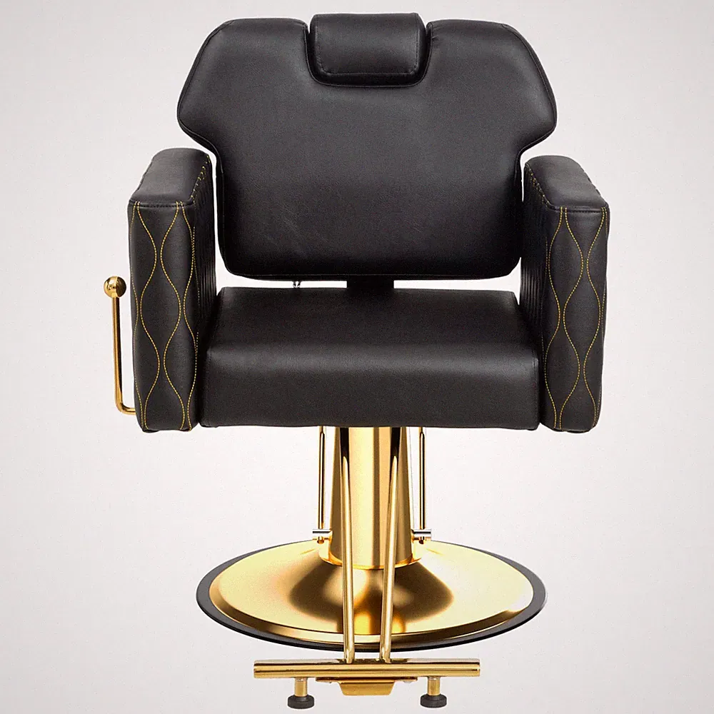 Professional Hair Salon Chair Barber Reclining Chair with 360° Swivel, Footrest